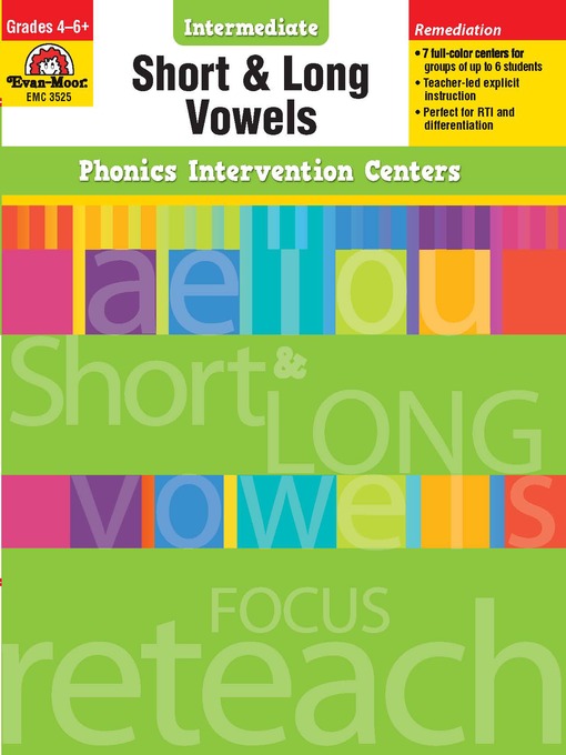 Title details for Short and Long Vowels by Evan-Moor Educational Publishers - Available